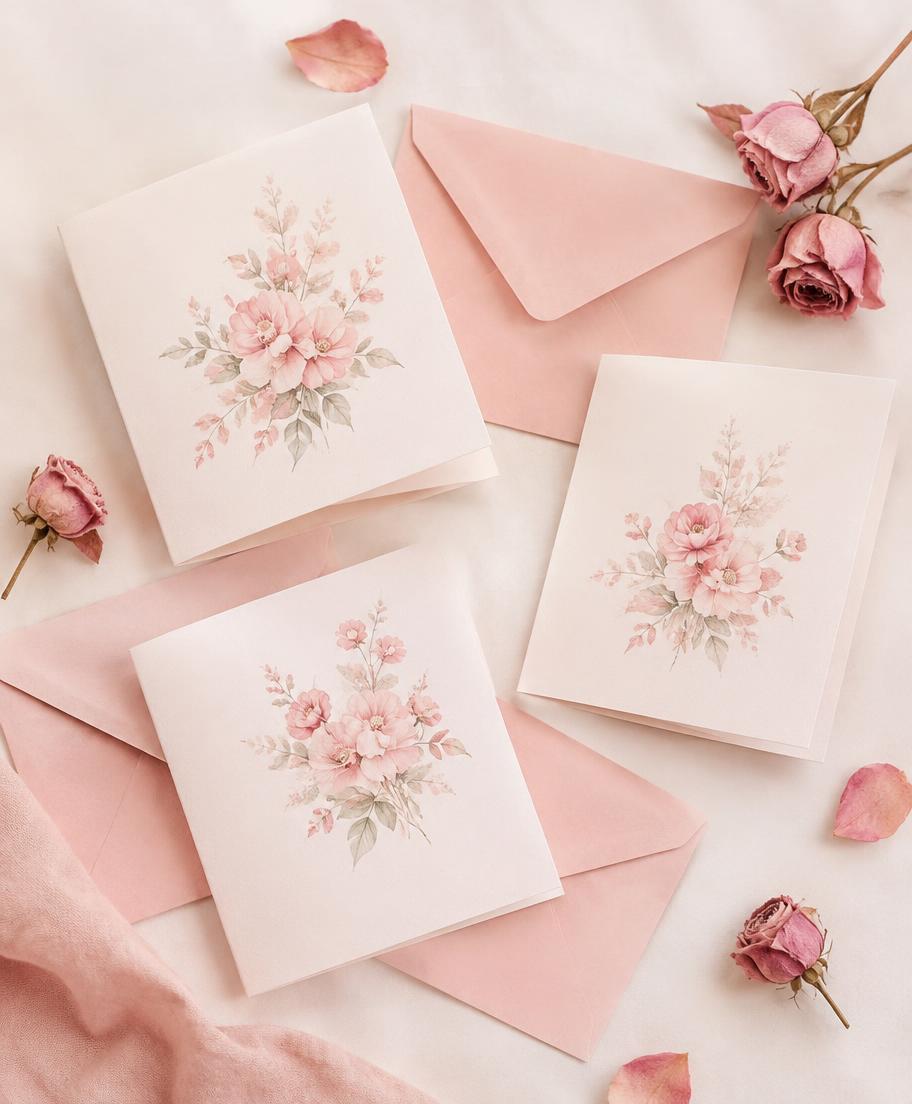 Baby Girl Thank You Cards designs